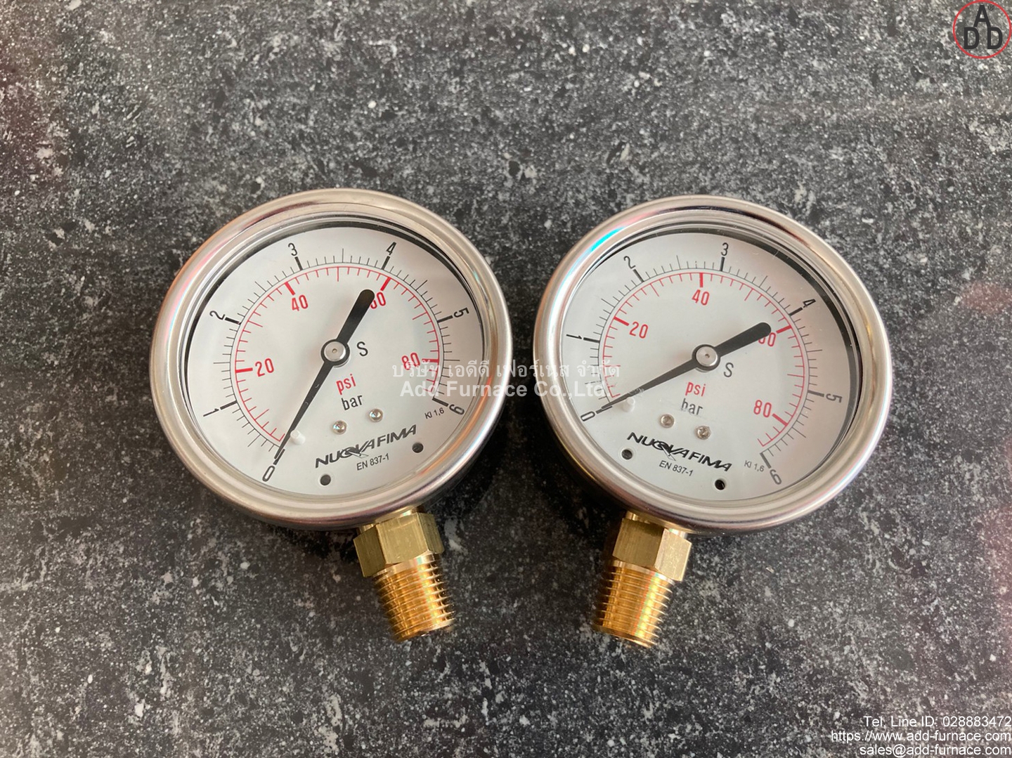 0~6Bar(0~80Psi) Nuova Fima Gauge(1)